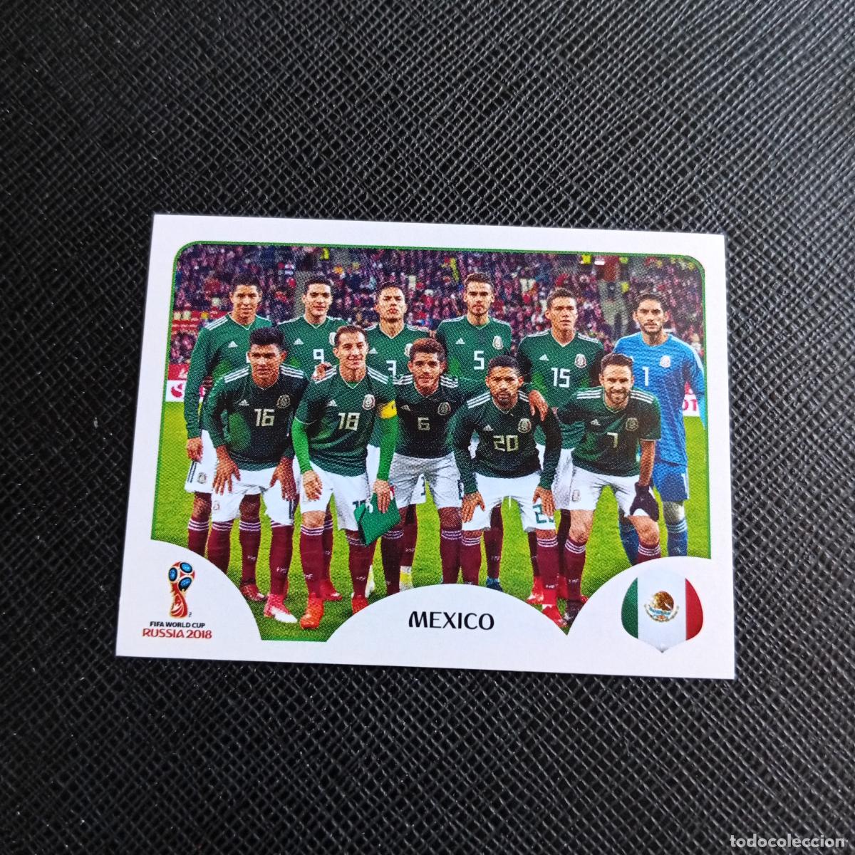 Figurine di Calcio: 453 ALINEACION MEXICO PANINI MUNDIAL RUSIA 2018 CROMO FUTBOL 18 - SIN PEGAR - /CJ2