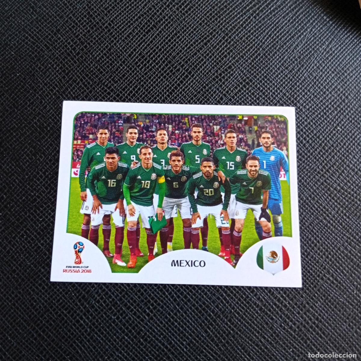 Cromos de f&uacute;tbol: 453 ALINEACION MEXICO PANINI MUNDIAL RUSIA 2018 CROMO FUTBOL 18 - SIN PEGAR - /CJ2 ........