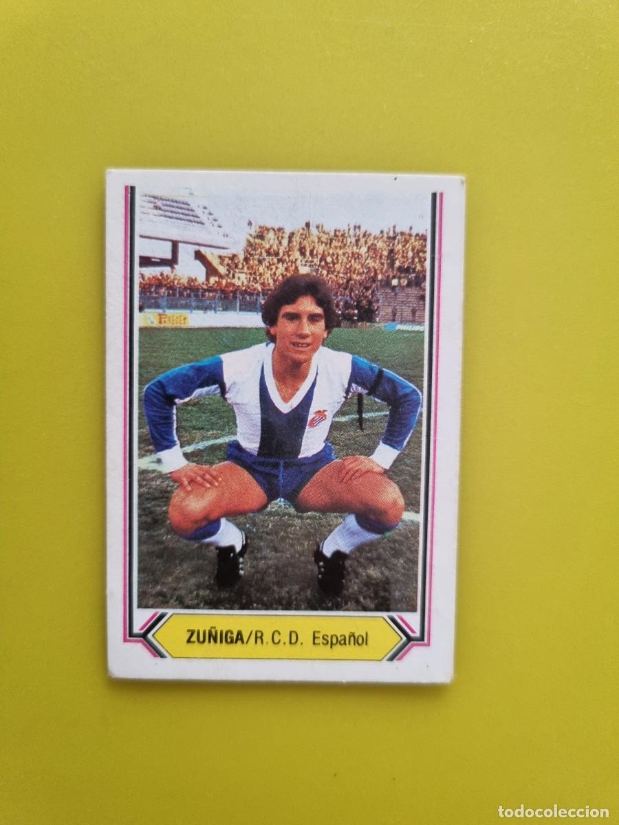Cromos de f&uacute;tbol: CROMO LIGA ESTE 80 81 1980 1981 NUNCA PEGADO SIN PEGAR ZU&Ntilde;IGA RCD ESPA&Ntilde;OL AR1026