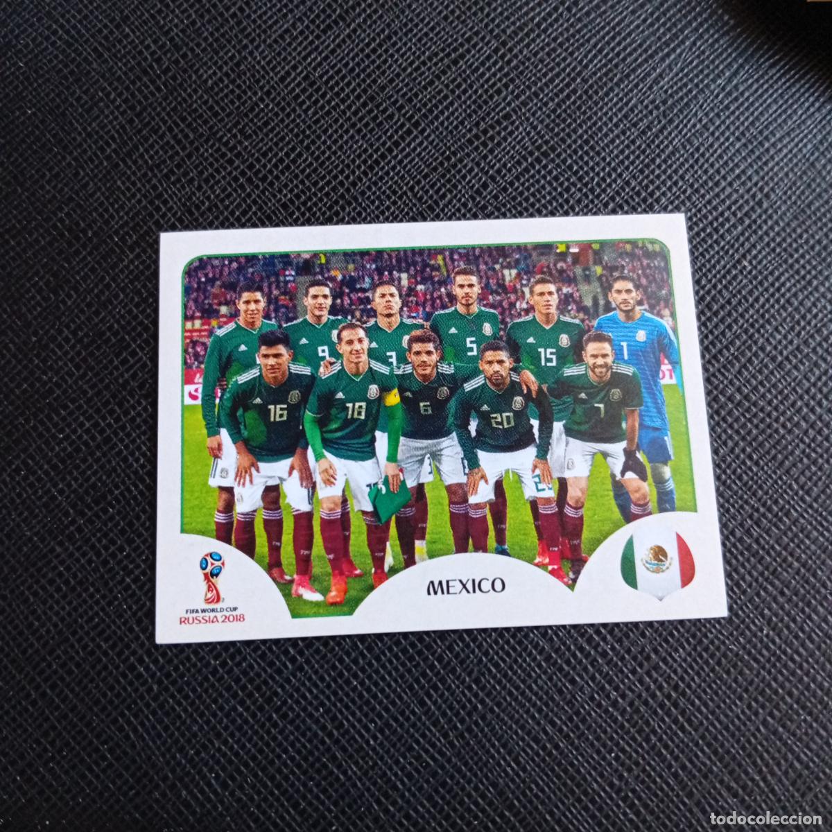 Cromos de f&uacute;tbol: 453 ALINEACION MEXICO PANINI MUNDIAL RUSIA 2018 CROMO FUTBOL 18 - SIN PEGAR - /CJ2 .........