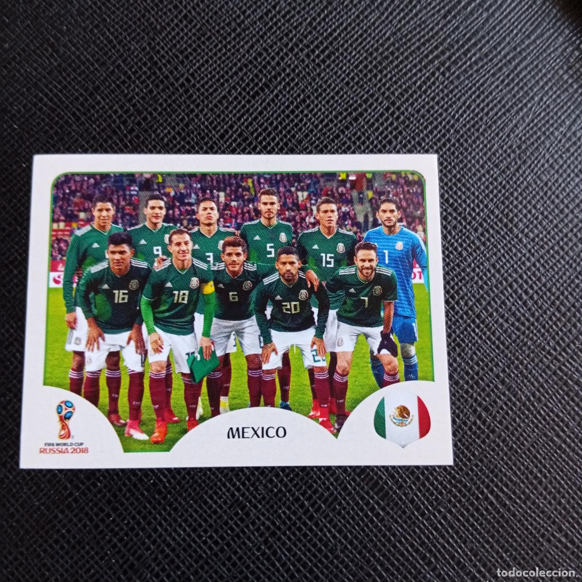 Cromos de f&uacute;tbol: 453 ALINEACION MEXICO PANINI MUNDIAL RUSIA 2018 CROMO FUTBOL 18 - SIN PEGAR - /CJ2 ...........