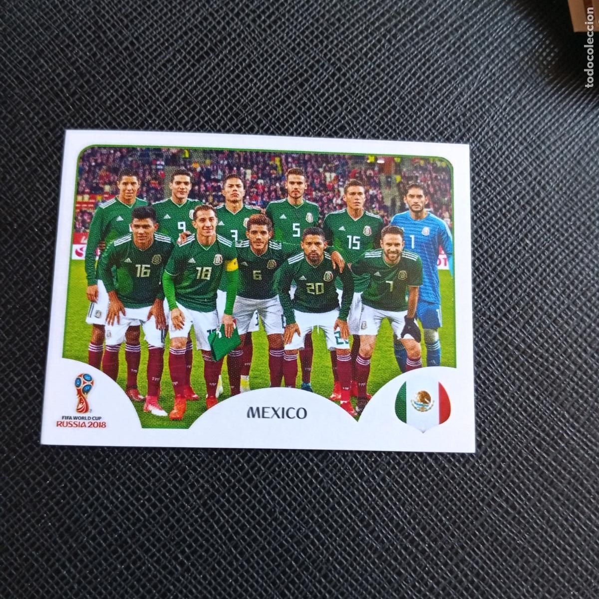 Cromos de f&uacute;tbol: 453 ALINEACION MEXICO PANINI MUNDIAL RUSIA 2018 CROMO FUTBOL 18 - SIN PEGAR - /CJ2 ...............