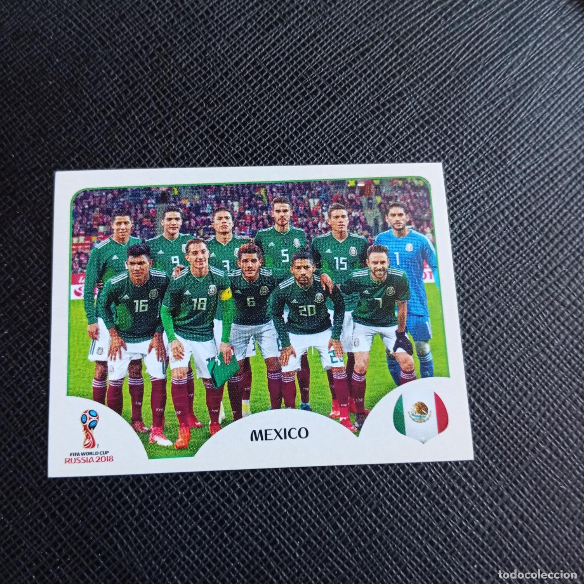 Cromos de f&uacute;tbol: 453 ALINEACION MEXICO PANINI MUNDIAL RUSIA 2018 CROMO FUTBOL 18 - SIN PEGAR - /CJ2 .................