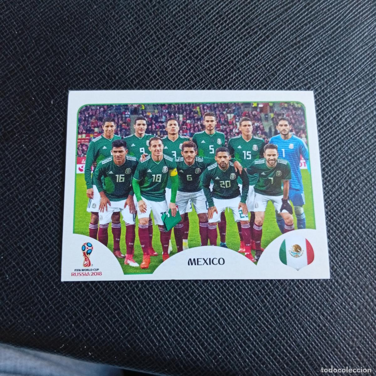 Cromos de f&uacute;tbol: 453 ALINEACION MEXICO PANINI MUNDIAL RUSIA 2018 CROMO FUTBOL 18 - SIN PEGAR - /CJ2 .................