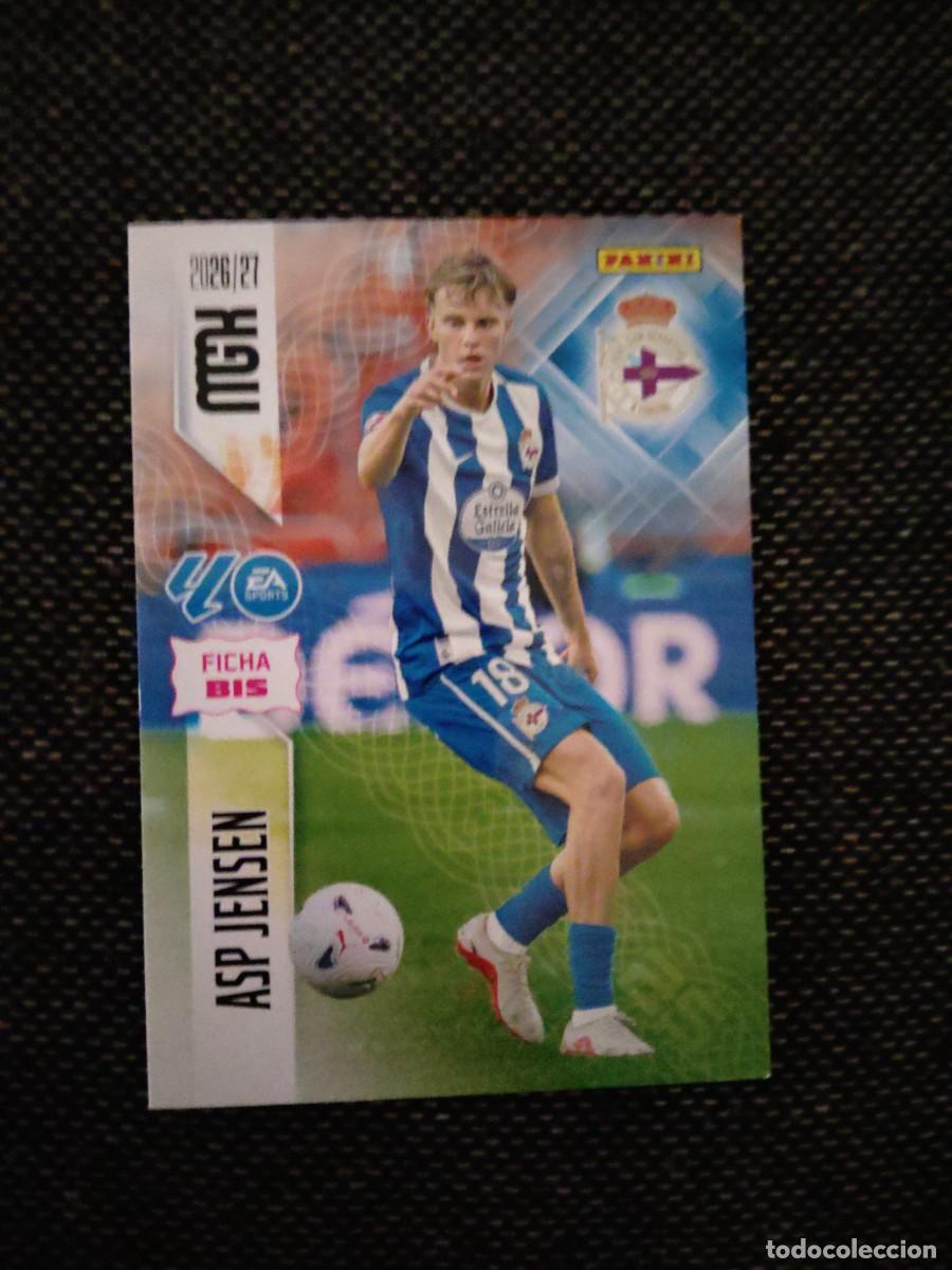Cromos de f&uacute;tbol: 140 bis asp Jensen Depor megacracks 2026-27