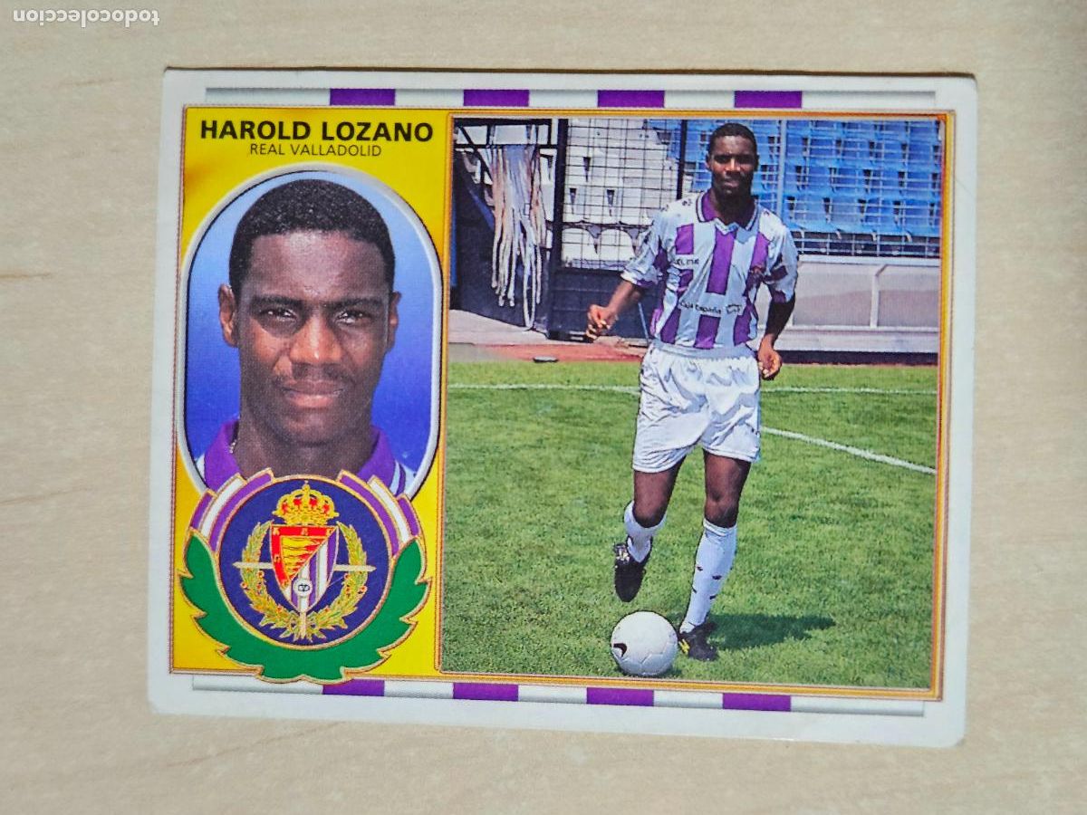 Cromos de f&uacute;tbol: EDICIONES ESTE 96 97 FICHAJE N&ordm; 13 HAROLD LOZANO CROMO SIN PEGAR