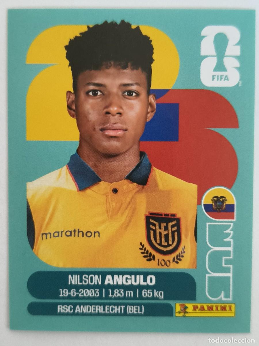 Cromos de f&uacute;tbol: #ECU17 ANGULO (ECUADOR) MUNDIAL 2026 PANINI