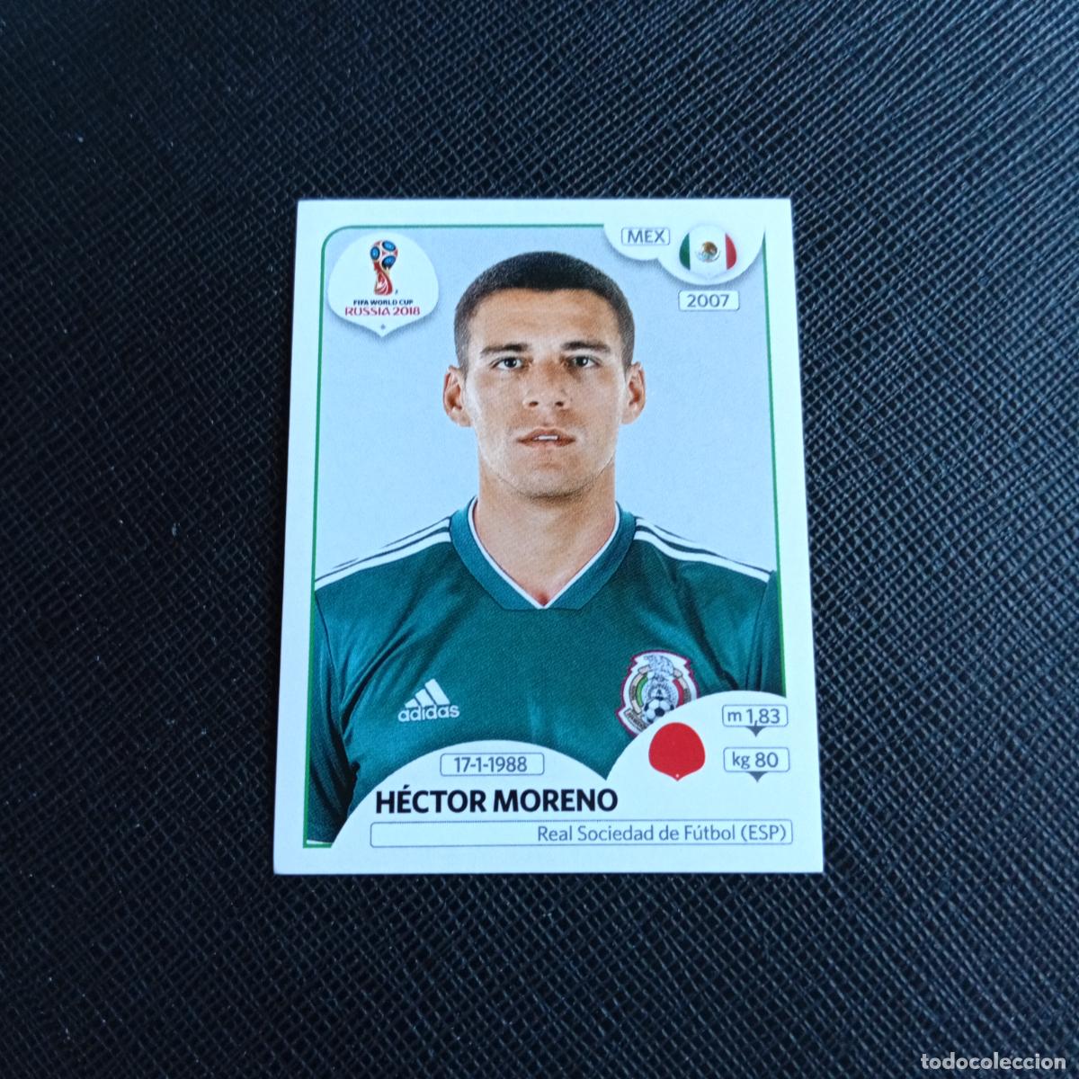 Cromos de f&uacute;tbol: 457 HECTOR MORENO MEXICO PANINI MUNDIAL RUSIA 2018 CROMO FUTBOL 18 - SIN PEGAR - /CJ2 .