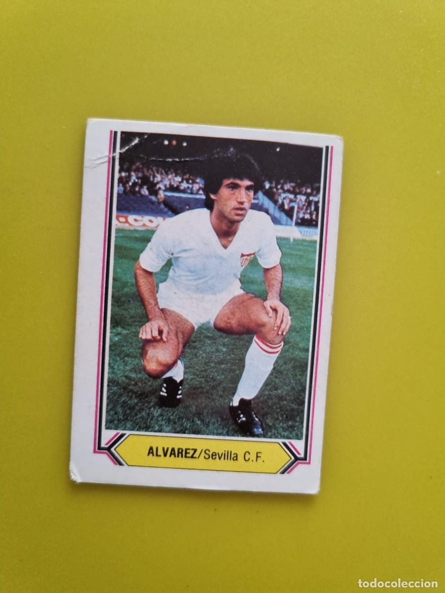 Cromos de f&uacute;tbol: CROMO LIGA ESTE 80 81 1980 1981 NUNCA PEGADO SIN PEGAR ALVAREZ SEVILLA CF AR1026