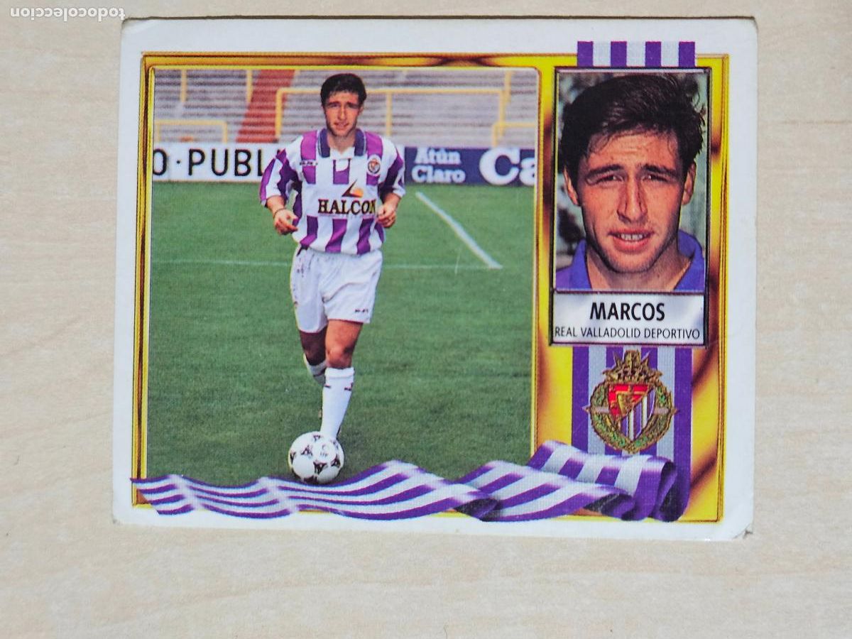 Cromos de Futebol: EDICIONES ESTE 95 96 VERSION MARCOS - REAL VALLADOLID - CROMO SIN PEGAR