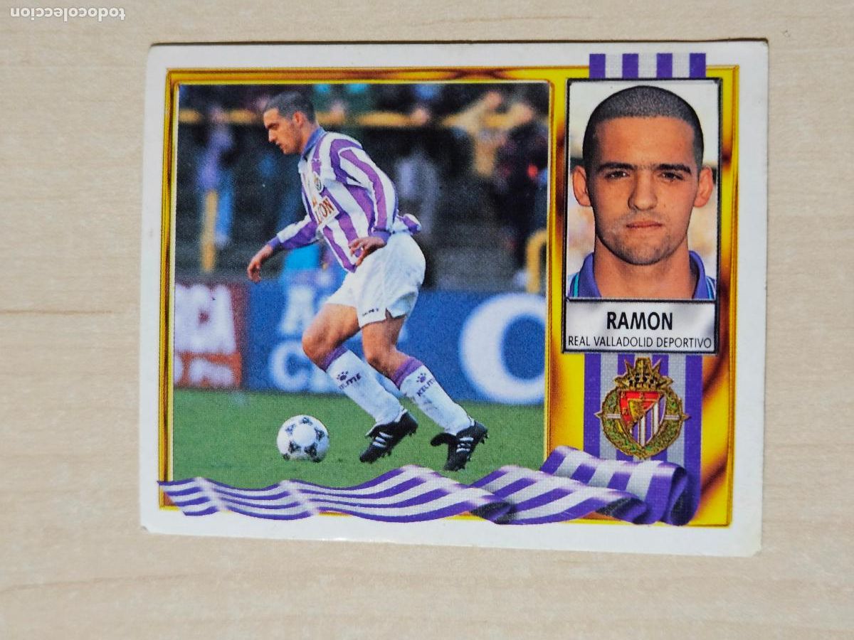 Cromos de f&uacute;tbol: EDICIONES ESTE 95 96 VERSION RAMON - REAL VALLADOLID - CROMO SIN PEGAR