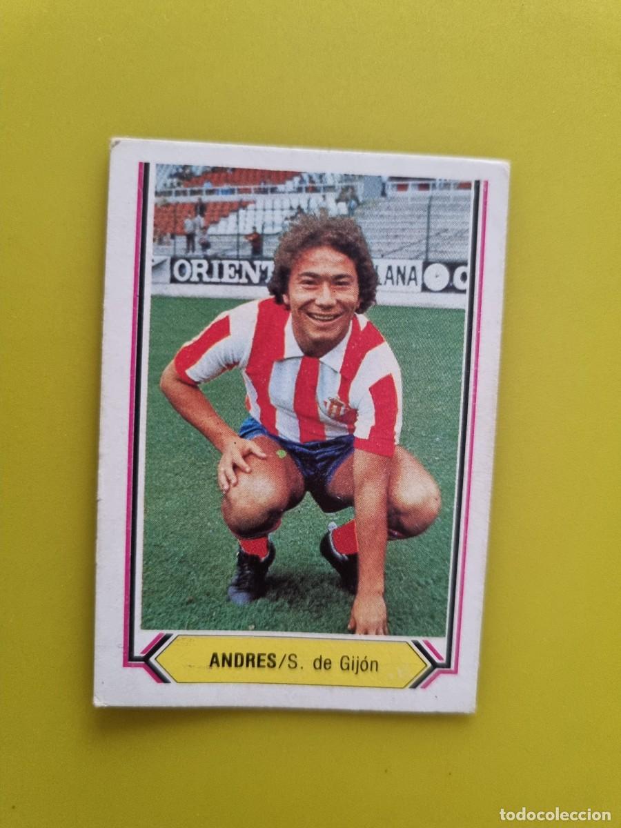 Football Stickers: CROMO LIGA ESTE 80 81 1980 1981 NUNCA PEGADO SIN PEGAR ANDRES SPORTING DE GIJON AR1026