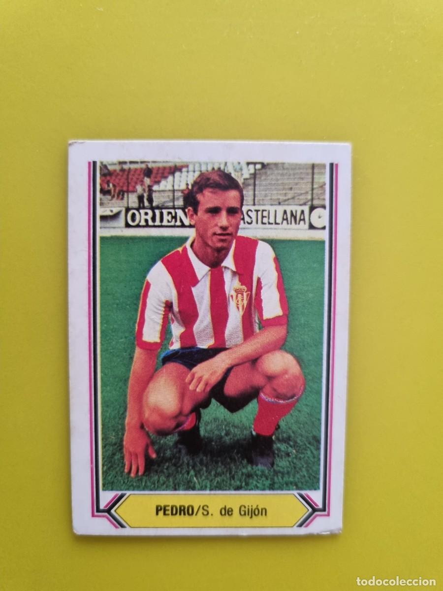 Football Stickers: CROMO LIGA ESTE 80 81 1980 1981 NUNCA PEGADO SIN PEGAR PEDRO SPORTING DE GIJON AR1026