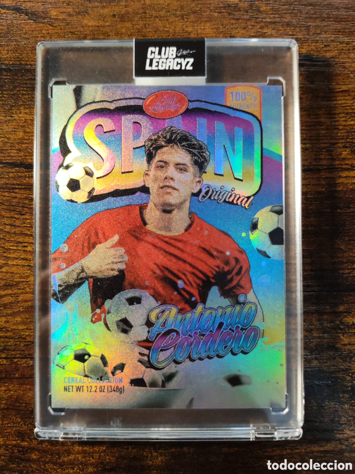 Football Stickers: Antonio Cordero Cereal Box /100 Club Legacyz 2025
