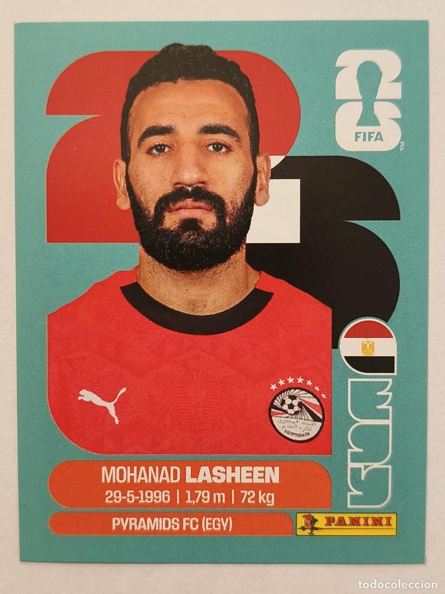 Football Stickers: #EGY14 LASHEEN (EGIPTO) MUNDIAL 2026 PANINI
