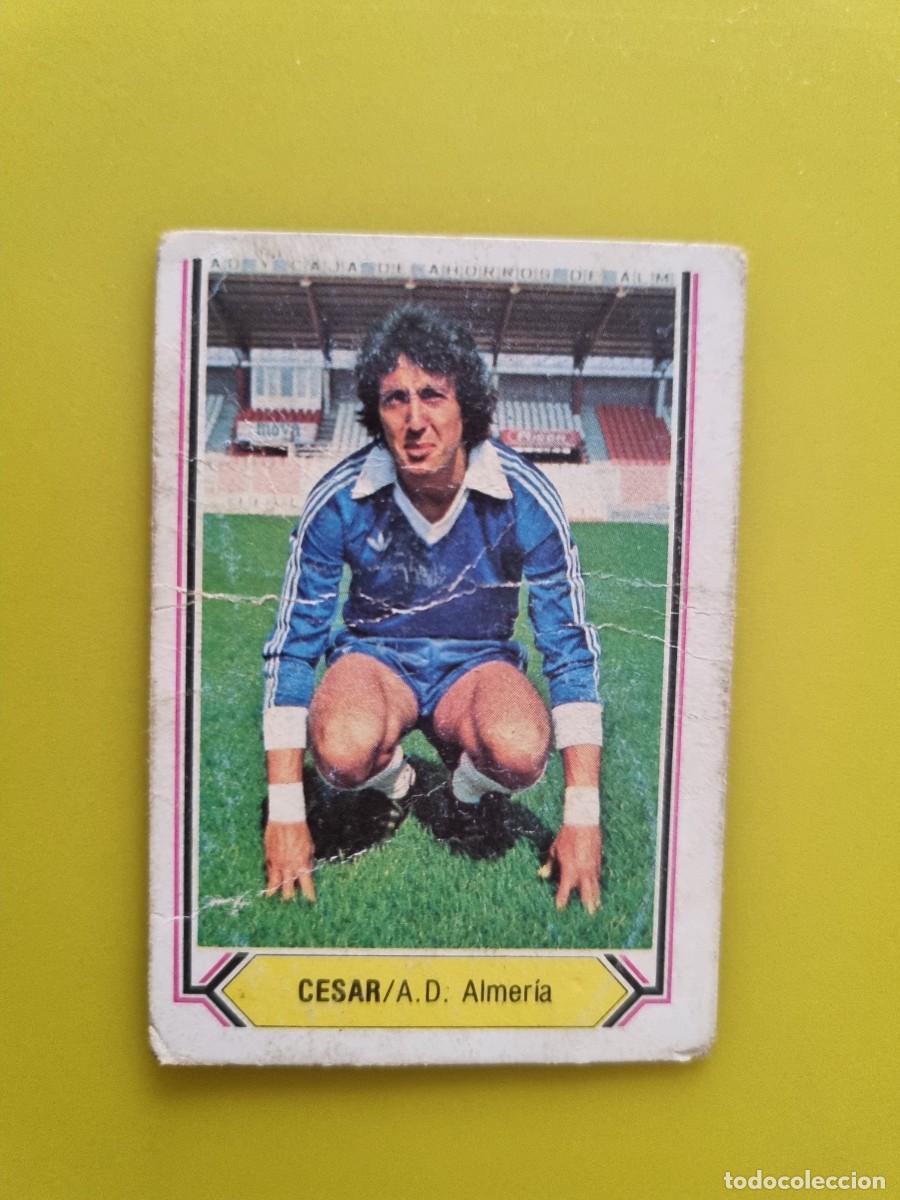 Fu&szlig;ball-Sticker: CROMO LIGA ESTE 80 81 1980 1981 NUNCA PEGADO SIN PEGAR CESAR AD ALMERIA LEER AR1026