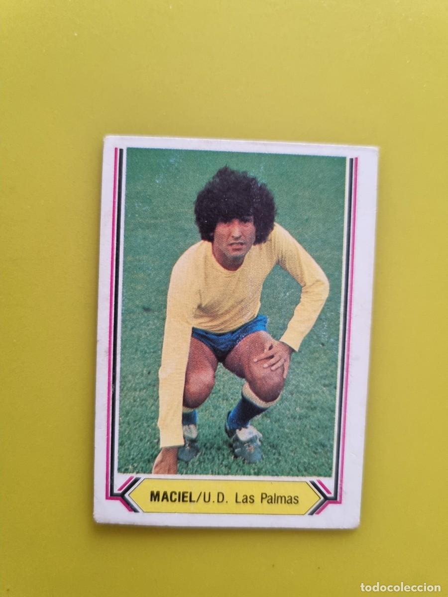 Fu&szlig;ball-Sticker: CROMO LIGA ESTE 80 81 1980 1981 NUNCA PEGADO SIN PEGAR MACIEL UD LAS PALMAS AR1026
