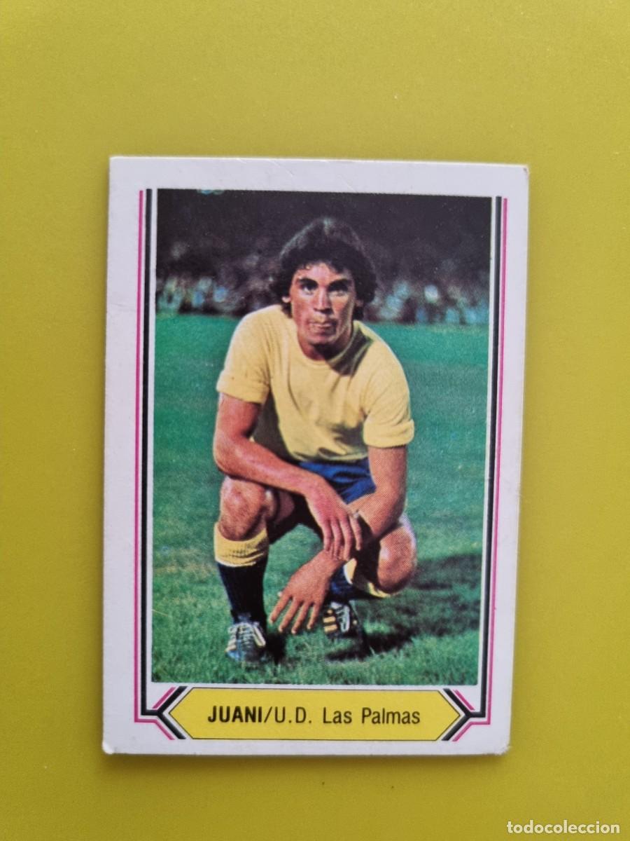 Cromos de f&uacute;tbol: CROMO LIGA ESTE 80 81 1980 1981 NUNCA PEGADO SIN PEGAR JUANI UD LAS PALMAS AR1026