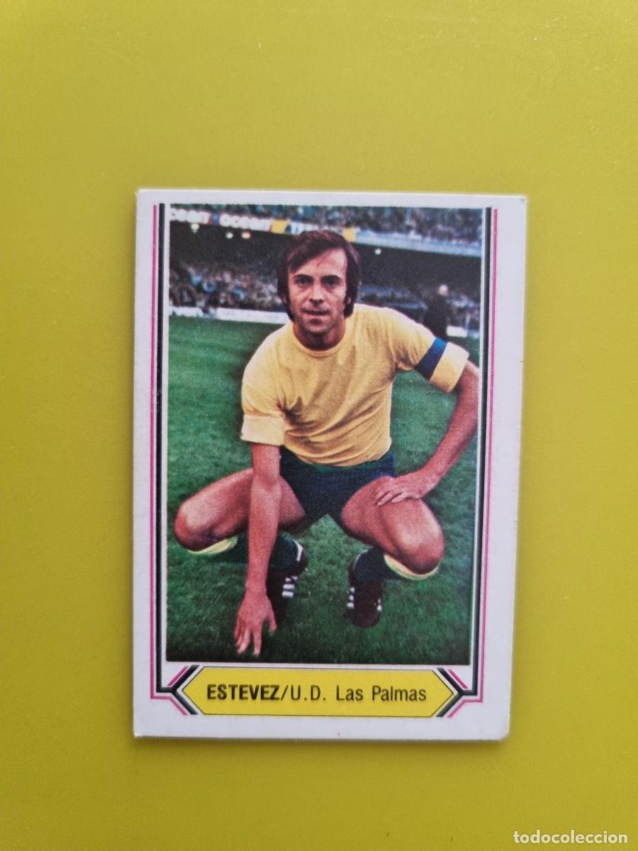 Cromos de f&uacute;tbol: CROMO LIGA ESTE 80 81 1980 1981 NUNCA PEGADO SIN PEGAR ESTEVEZ UD LAS PALMAS AR1026
