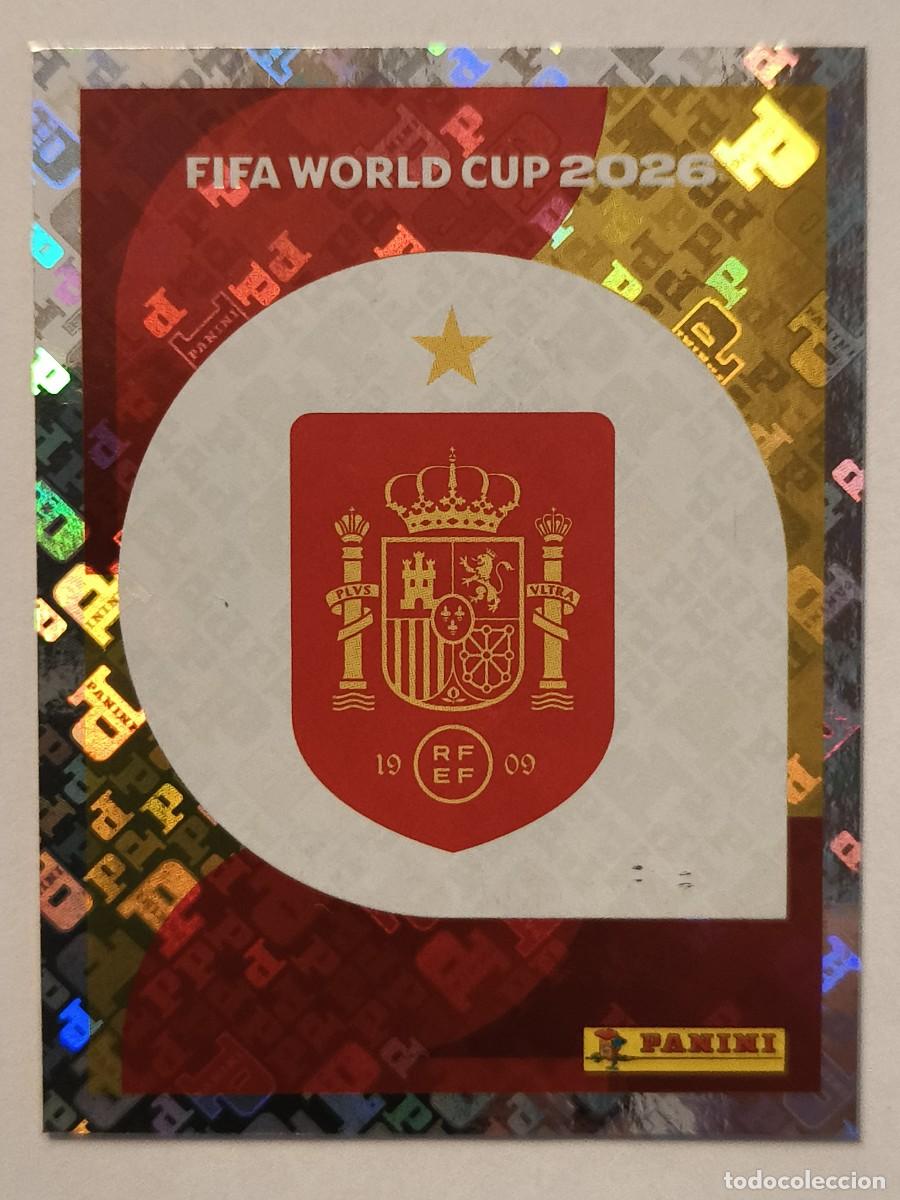 Cromos de f&uacute;tbol: #ESP1 ESCUDO (ESPA&Ntilde;A) MUNDIAL 2026 PANINI
