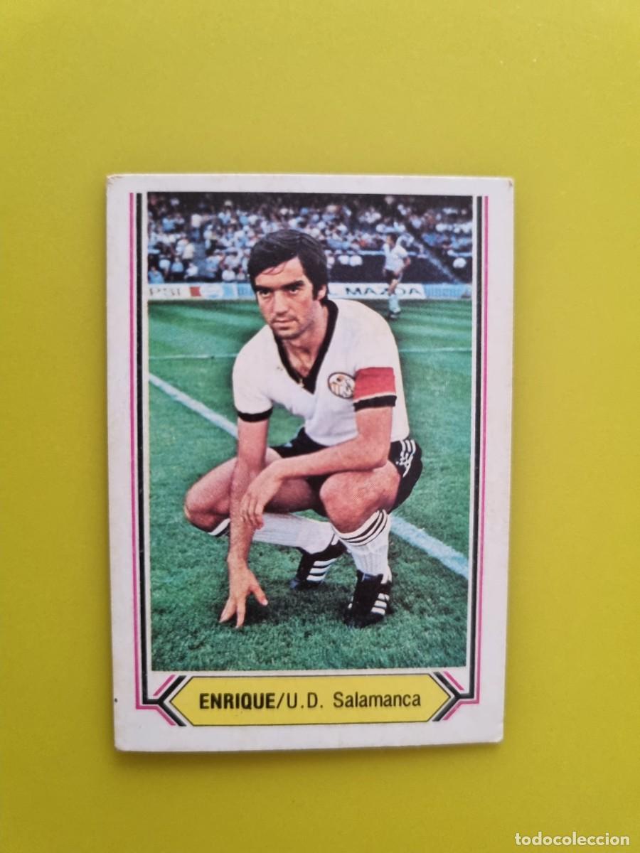 Cromos de f&uacute;tbol: CROMO LIGA ESTE 80 81 1980 1981 NUNCA PEGADO SIN PEGAR ENRIQUE UD SALAMANCA AR1026