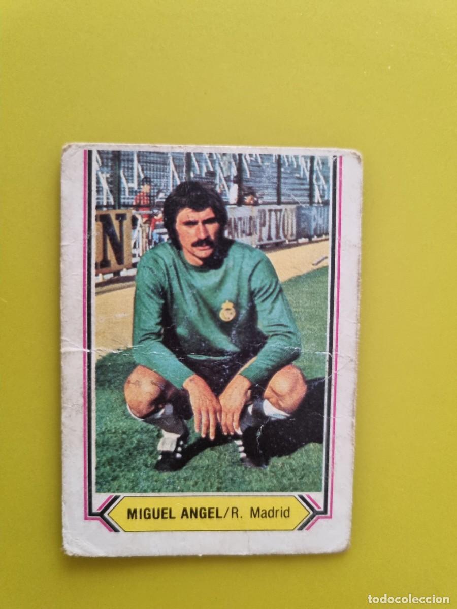 Figurine di Calcio: CROMO LIGA ESTE 80 81 1980 1981 NUNCA PEGADO SIN PEGAR MIGUEL ANGEL REAL MADRID AR1026
