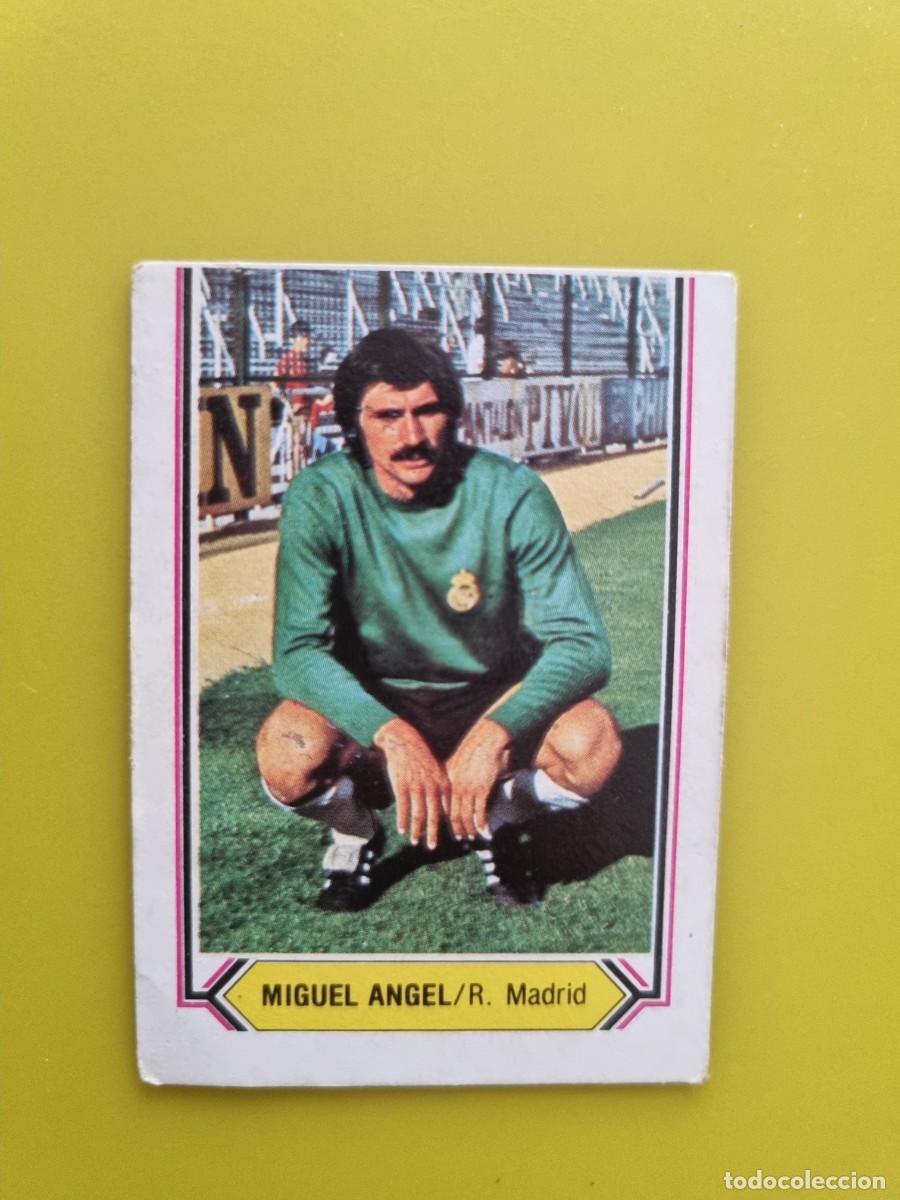 Figurine di Calcio: CROMO LIGA ESTE 80 81 1980 1981 NUNCA PEGADO SIN PEGAR MIGUEL ANGEL REAL MADRID AR1026