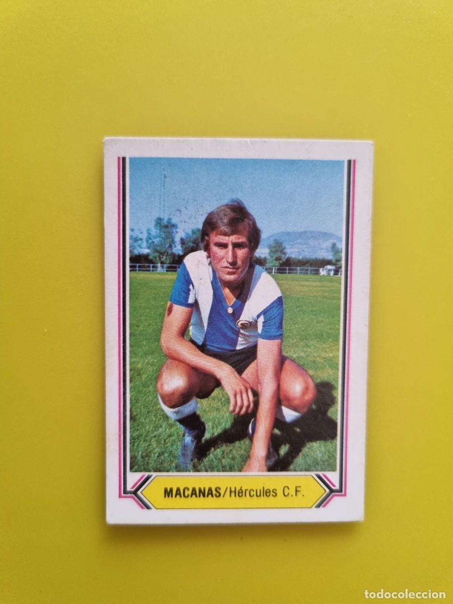 Cromos de f&uacute;tbol: CROMO LIGA ESTE 80 81 1980 1981 NUNCA PEGADO SIN PEGAR MACANAS HERCULES CF AR1026