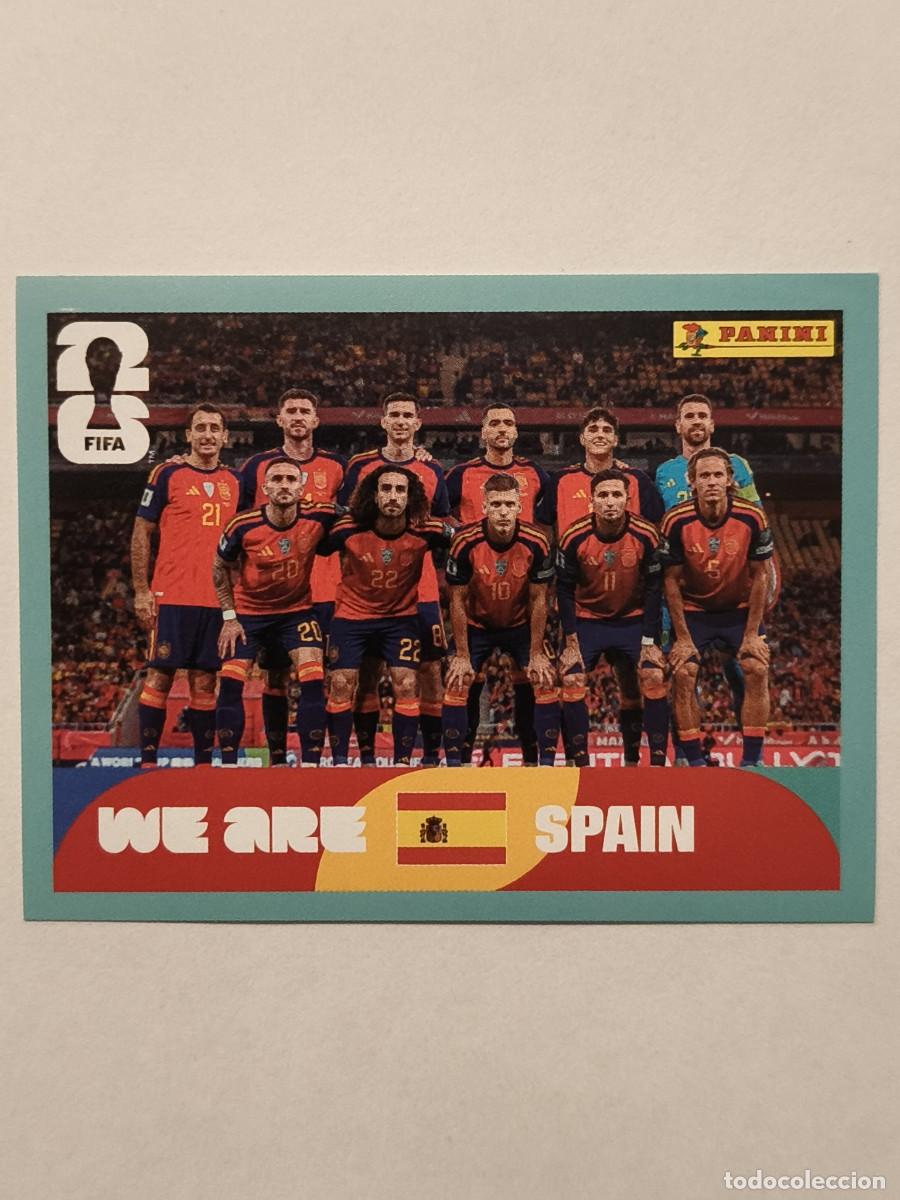 Cromos de f&uacute;tbol: #ESP13 ALINEACION (ESPA&Ntilde;A) MUNDIAL 2026 PANINI
