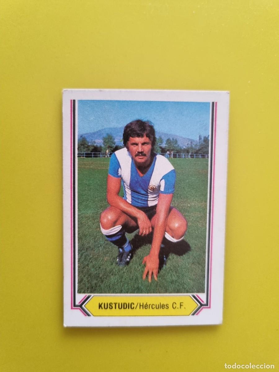 Cromos de f&uacute;tbol: CROMO LIGA ESTE 80 81 1980 1981 NUNCA PEGADO SIN PEGAR KUSTUDIC HERCULES CF AR1026