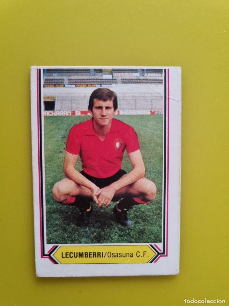 Cromos de f&uacute;tbol: CROMO LIGA ESTE 80 81 1980 1981 NUNCA PEGADO SIN PEGAR LECUMBERRI OSASUNA CF AR1026