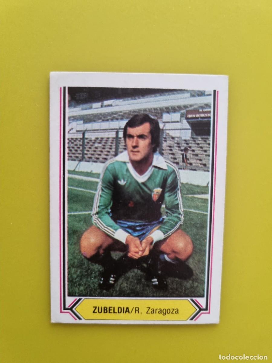 Cromos de f&uacute;tbol: CROMO LIGA ESTE 80 81 1980 1981 NUNCA PEGADO SIN PEGAR ZUBELDIA REAL ZARAGOZA AR1026