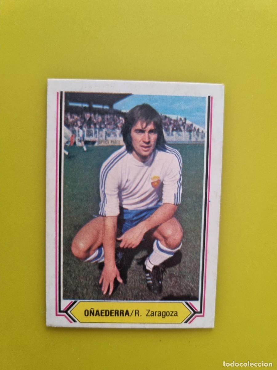 Cromos de f&uacute;tbol: CROMO LIGA ESTE 80 81 1980 1981 NUNCA PEGADO SIN PEGAR O&Ntilde;AEDERRA REAL ZARAGOZA AR1026