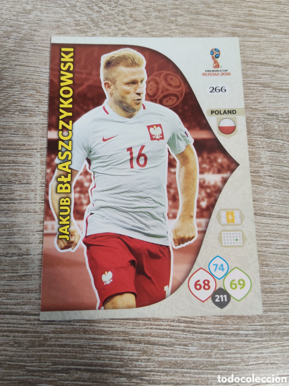 Cromos de f&uacute;tbol: Panini Adrenalyn mundial Rusia 2018 Jakub Blaszczykowski Polonia