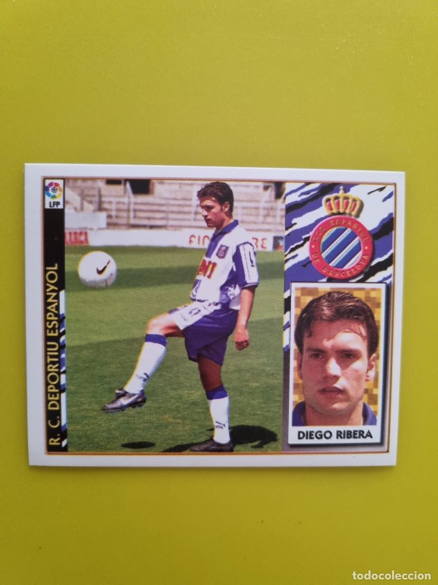 Cromos de f&uacute;tbol: LIGA ESTE 97 98 1997 1998 NUNCA PEGADO SIN PEGAR DIEGO RIBERA FICHAJE N&ordm;14 RCD ESPANYOL AR1026