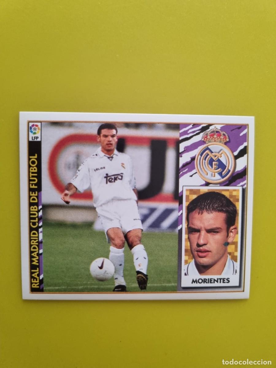 Cromos de f&uacute;tbol: LIGA ESTE 97 98 1997 1998 NUNCA PEGADO SIN PEGAR MORIENTES FICHAJE N&ordm;3 REAL MADRID AR1026