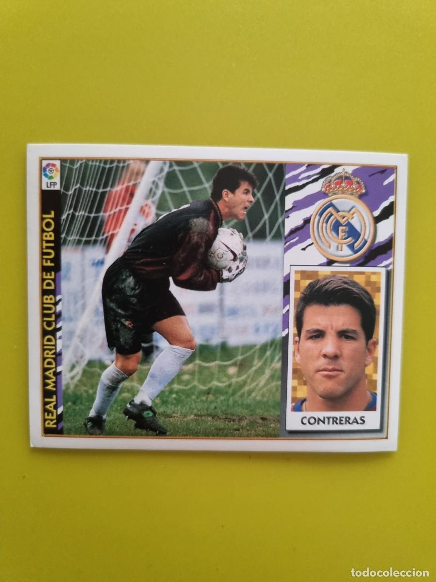 Cromos de f&uacute;tbol: LIGA ESTE 97 98 1997 1998 NUNCA PEGADO SIN PEGAR CONTRERAS COLOCA REAL MADRID AR1026