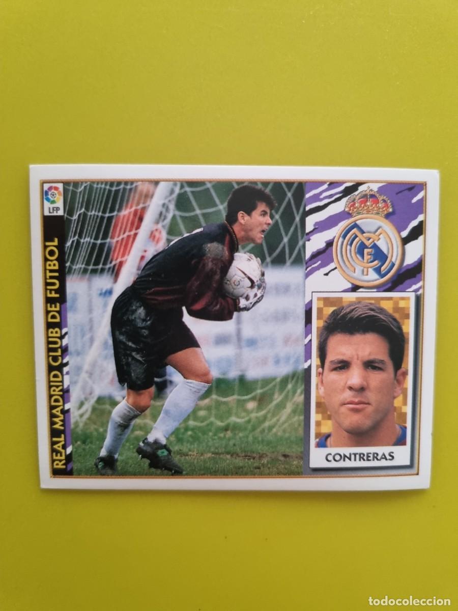Cromos de f&uacute;tbol: LIGA ESTE 97 98 1997 1998 NUNCA PEGADO SIN PEGAR CONTRERAS COLOCA REAL MADRID AR1026