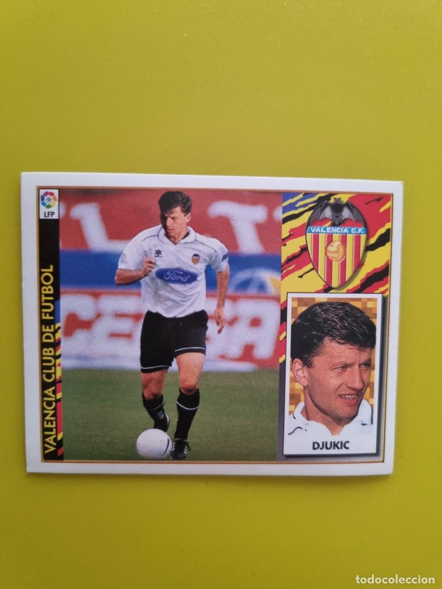 Cromos de f&uacute;tbol: LIGA ESTE 97 98 1997 1998 NUNCA PEGADO SIN PEGAR DJUKIC FICHAJE N&ordm;5 VALENCIA CF AR1026
