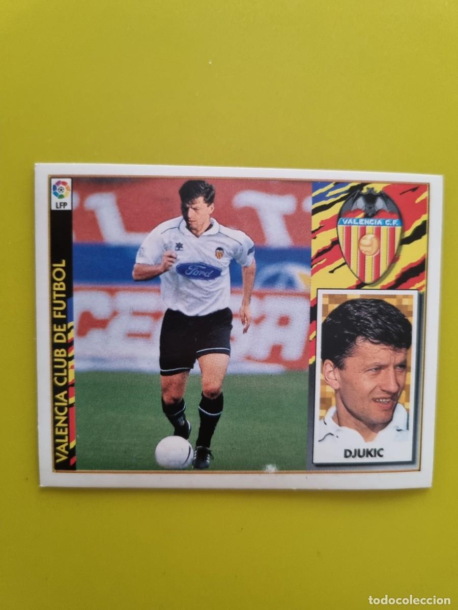 Cromos de f&uacute;tbol: LIGA ESTE 97 98 1997 1998 NUNCA PEGADO SIN PEGAR DJUKIC FICHAJE N&ordm;5 VALENCIA CF AR1026