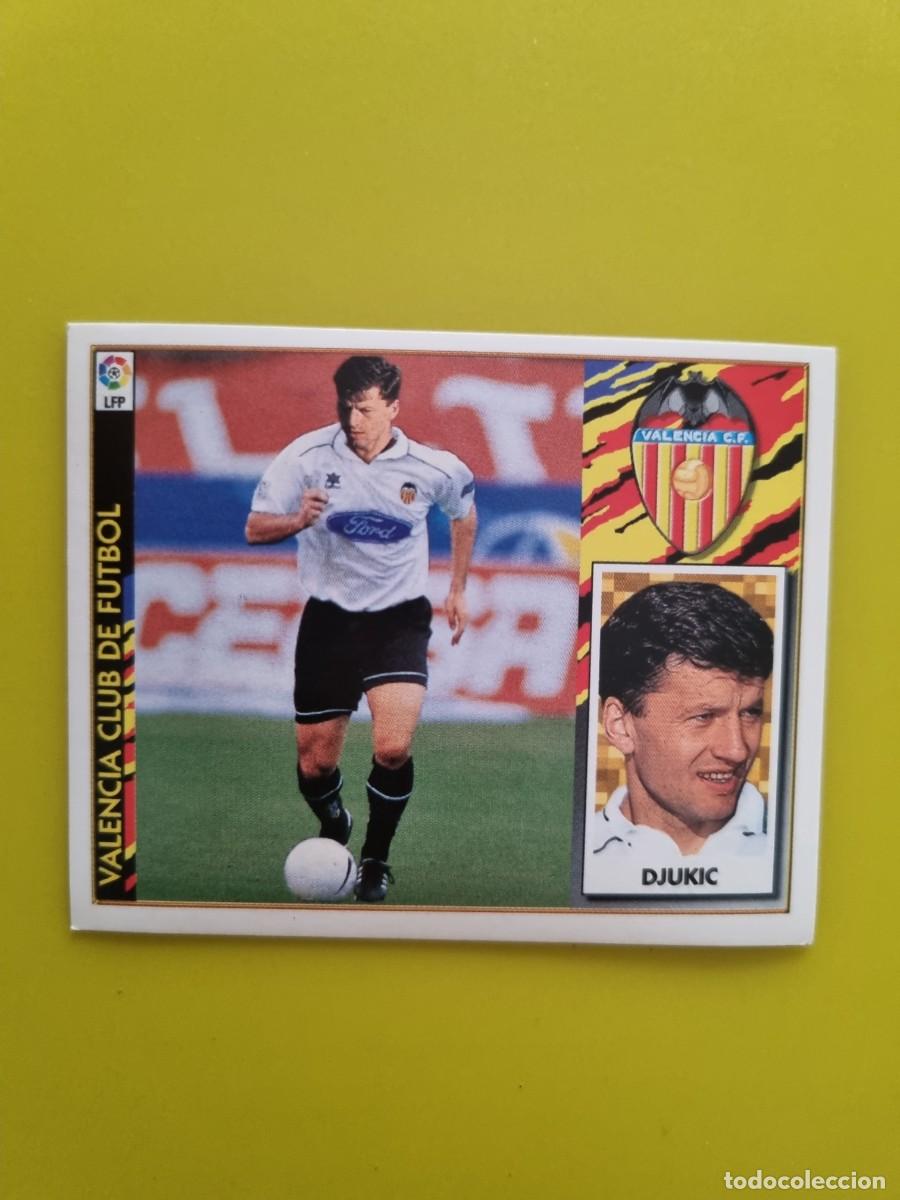 Cromos de f&uacute;tbol: LIGA ESTE 97 98 1997 1998 NUNCA PEGADO SIN PEGAR DJUKIC FICHAJE N&ordm;5 VALENCIA CF AR1026