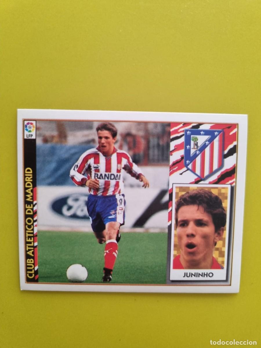 Cromos de f&uacute;tbol: CROMO LIGA ESTE 97 98 1997 1998 NUNCA PEGADO SIN PEGAR JUNINHO COLOCA AT DE MADRID AR1026
