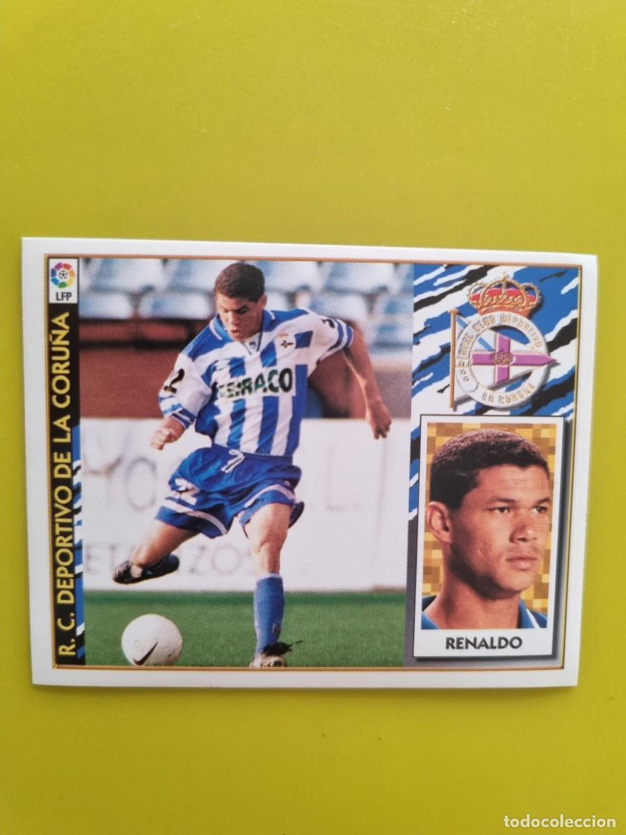 Fu&szlig;ball-Sticker: CROMO LIGA ESTE 97 98 1997 1998 NUNCA PEGADO SIN PEGAR RENALDO RD A CORU&Ntilde;A AR1026