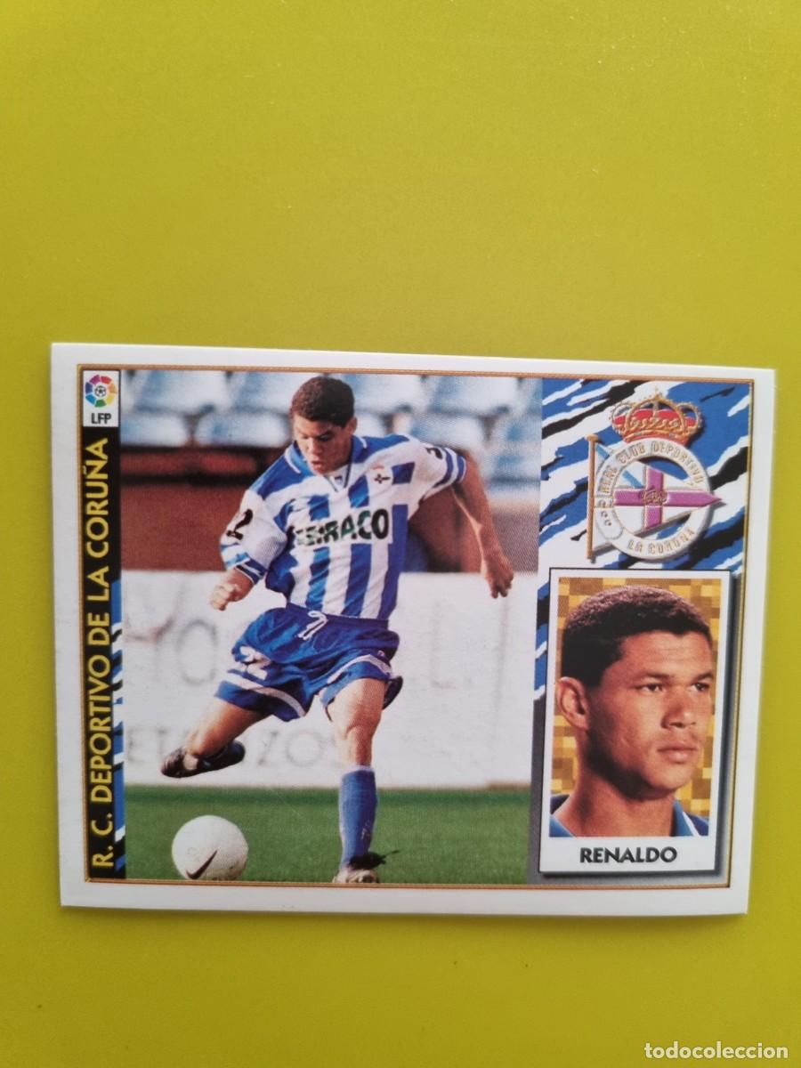 Fu&szlig;ball-Sticker: CROMO LIGA ESTE 97 98 1997 1998 NUNCA PEGADO SIN PEGAR RENALDO RD A CORU&Ntilde;A AR1026