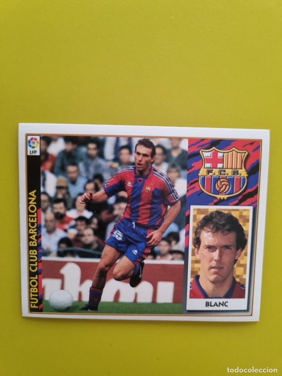 Fu&szlig;ball-Sticker: CROMO LIGA ESTE 97 98 1997 1998 NUNCA PEGADO SIN PEGAR BLANC FC BARCELONA AR1026