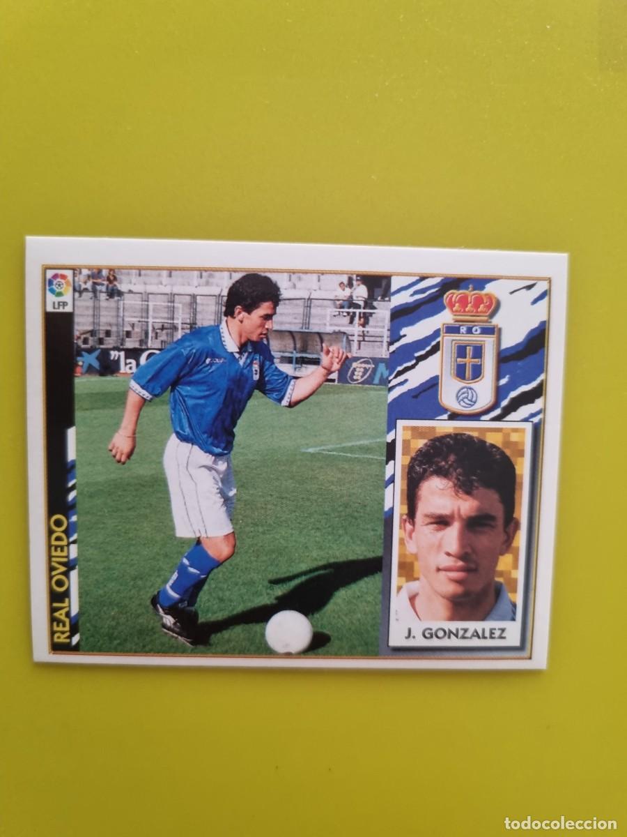 Fu&szlig;ball-Sticker: CROMO LIGA ESTE 97 98 1997 1998 NUNCA PEGADO SIN PEGAR JUAN GOZALEZ COLOCA REAL OVIEDO AR1026