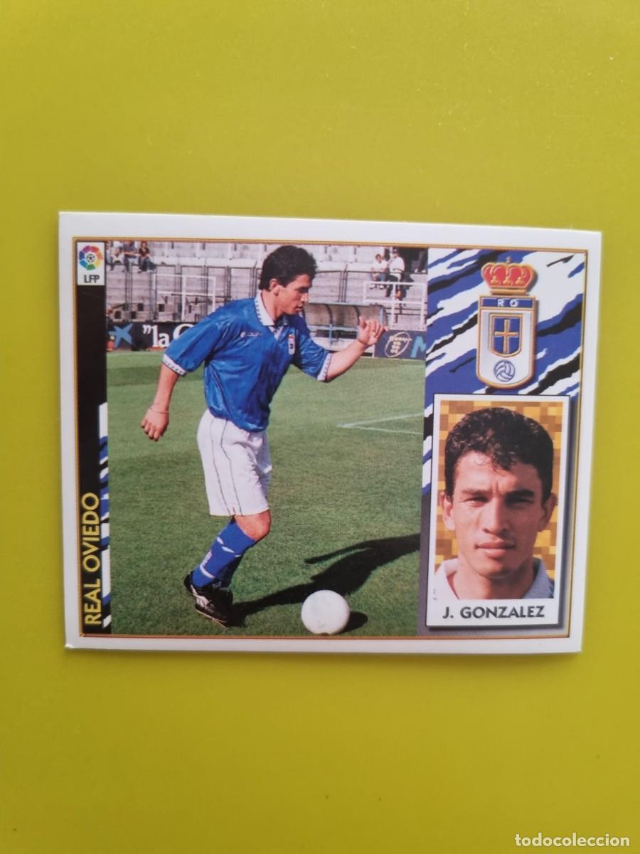 Fu&szlig;ball-Sticker: CROMO LIGA ESTE 97 98 1997 1998 NUNCA PEGADO SIN PEGAR JUAN GOZALEZ COLOCA REAL OVIEDO AR1026