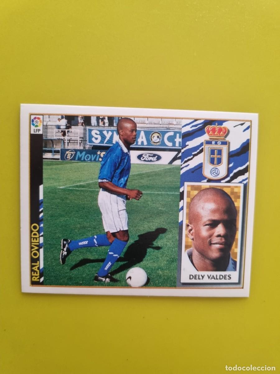 Fu&szlig;ball-Sticker: CROMO LIGA ESTE 97 98 1997 1998 NUNCA PEGADO SIN PEGAR DELY VALDES COLOCA REAL OVIEDO AR1026