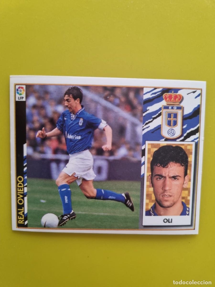 Fu&szlig;ball-Sticker: CROMO LIGA ESTE 97 98 1997 1998 NUNCA PEGADO SIN PEGAR OLI REAL OVIEDO AR1026