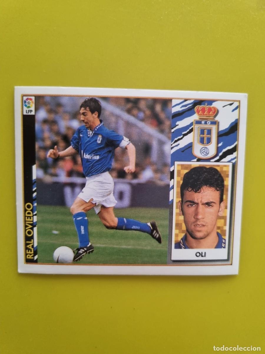 Fu&szlig;ball-Sticker: CROMO LIGA ESTE 97 98 1997 1998 NUNCA PEGADO SIN PEGAR OLI REAL OVIEDO AR1026
